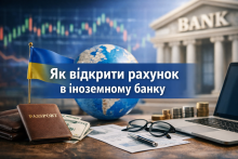Як відкрити рахунок в іноземному банку